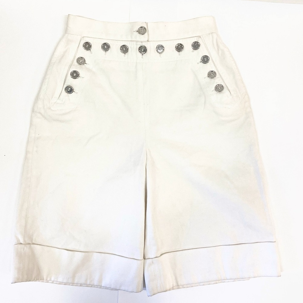 Dolce & Gabbana White Sailor Style Shorts